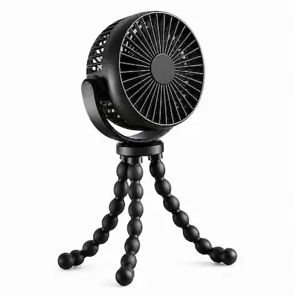 Front. Katziela - Katziela Pet Travel Fan for Dogs & Cats – Up to 7 Hours Runtime on a Single Charge - Black.