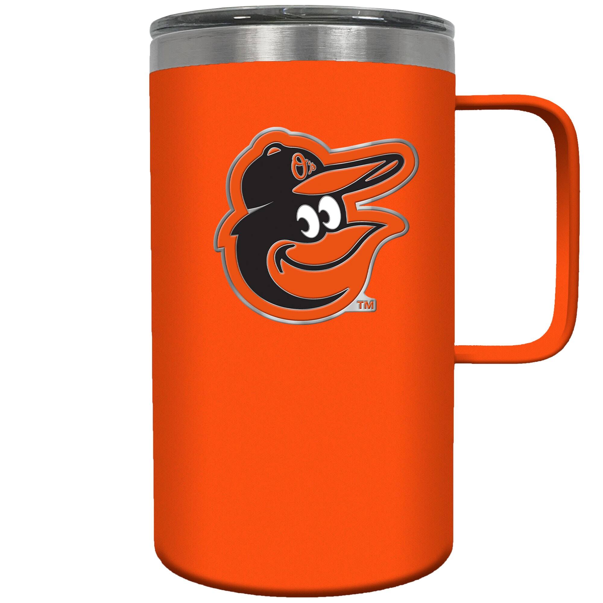 Front. Great American Products - Baltimore Orioles 18oz. Hustle Travel Mug - Multicolor.