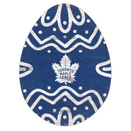 Fan Creations - Toronto Maple Leafs 12" Easter Egg Cutout Sign - Multicolor