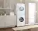 Alt View 17. LG - 4.5 Cu. Ft. High-Efficiency Stackable Smart Front Load Washer with AI Wash and ColdWash Technology - White.