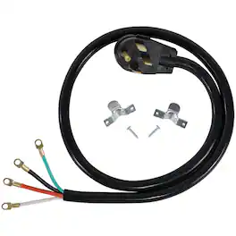 Certified Appliance Accessories - 4-Wire Eyelet 40 Amp Range Cord 6 ft