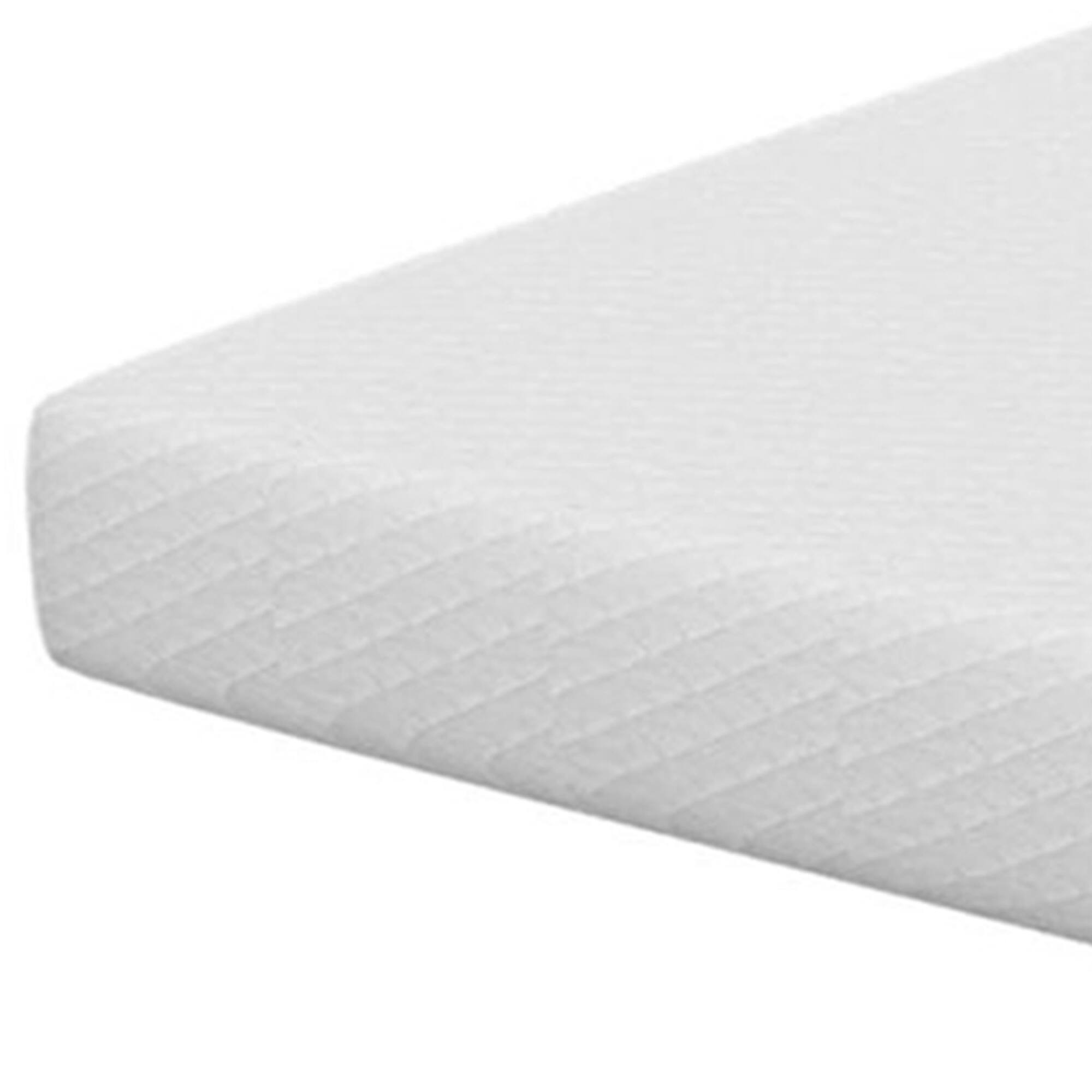 Back. Vaczon - 10 Inch E.King Memory Foam Mattress with Gel Cooling Layer Support Foam Bed in a Box - White.