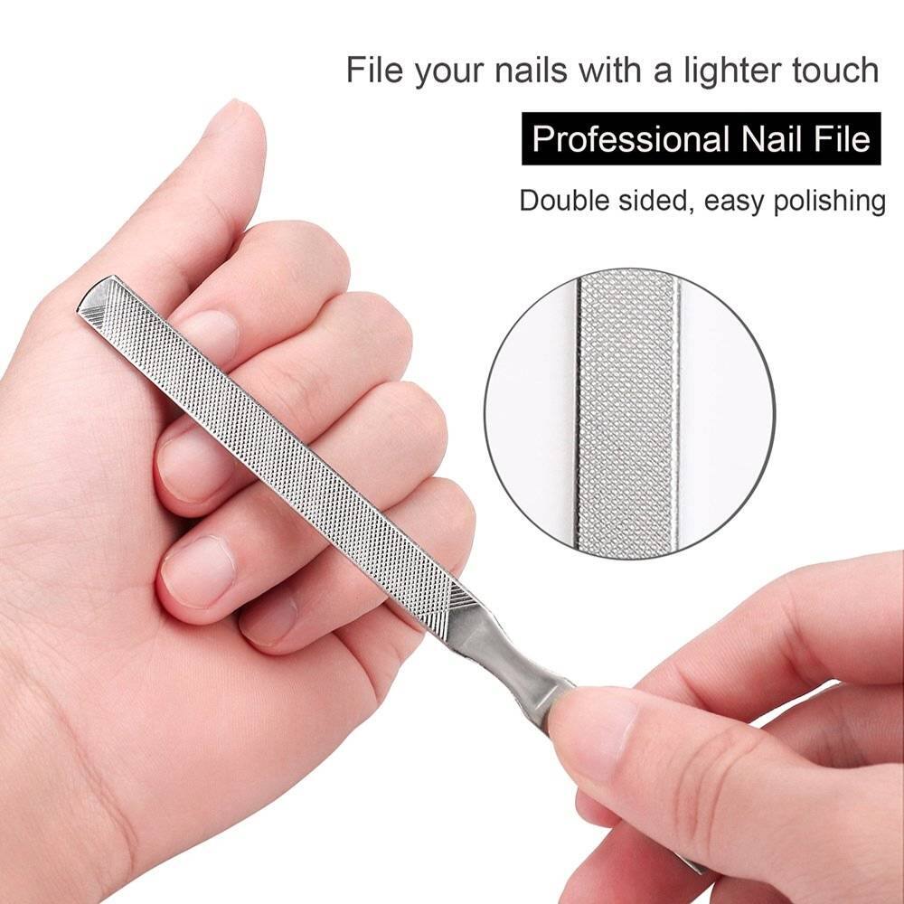 File your nails with a lighter touch

Professional Nail File

Double sided, easy polishing