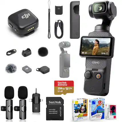 G d 16.9 12/124 - OSMO c SanDisk Extreme 256 GB V30 XC 1 U A2 dJ SanDisk microSD microSDHC ADAPTER microSDXC - AANSANA a PHOTO VIDEO EDITOR EDITOR 2025 2024 - - STORE EFFECTS