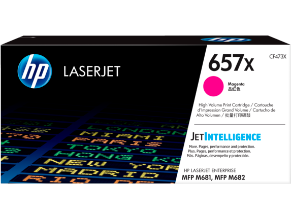 HP - 657X High Yield Magenta Original LaserJet Toner Cartridge, ~23,000 pages,