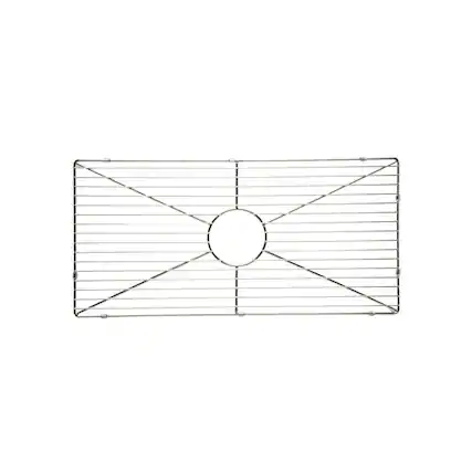 Front. Alfi - Stainless steel kitchen sink grid for AB3318SB - Gray.
