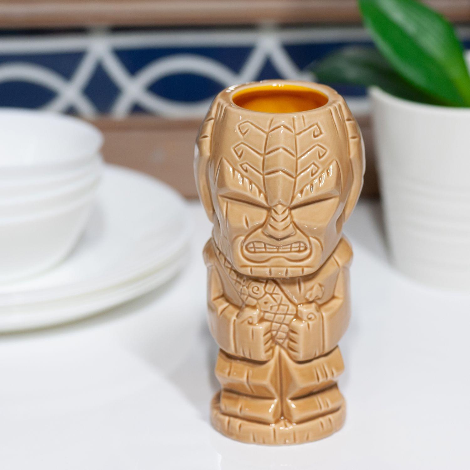 Alt View 4. Star Wars - Geeki Tikis Star Trek: The Next Generation Lt. Worf Ceramic Mug | 14 Ounces - Beige.