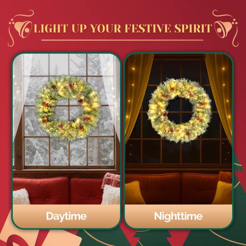 LIGHT UP YOUR FESTIVE SPIRIT

Daytime

Nighttime