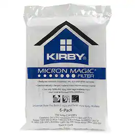 Kirby - 6-Pack Universal F Allergen Upright Vacuum Bags – OEM 204811G / 204811