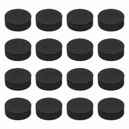 Unique Bargains - Single Sided Speaker Isolation Pads 45x16mm Round EVA Acoustic Foam Anti-Vibration Feet for Speaker Subwoofer, 16pcs - Black
