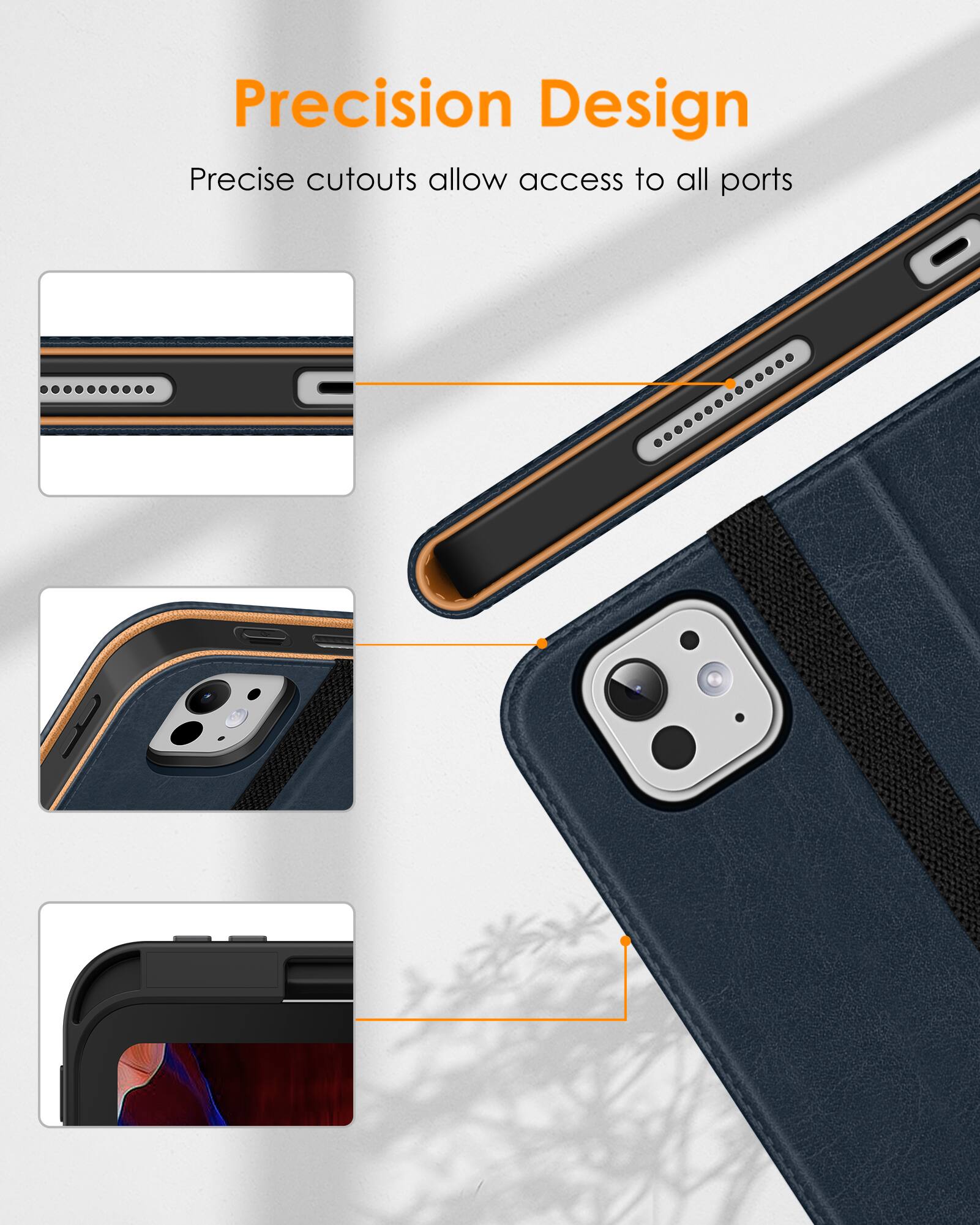 Precision Design  
Precise cutouts allow access to all ports