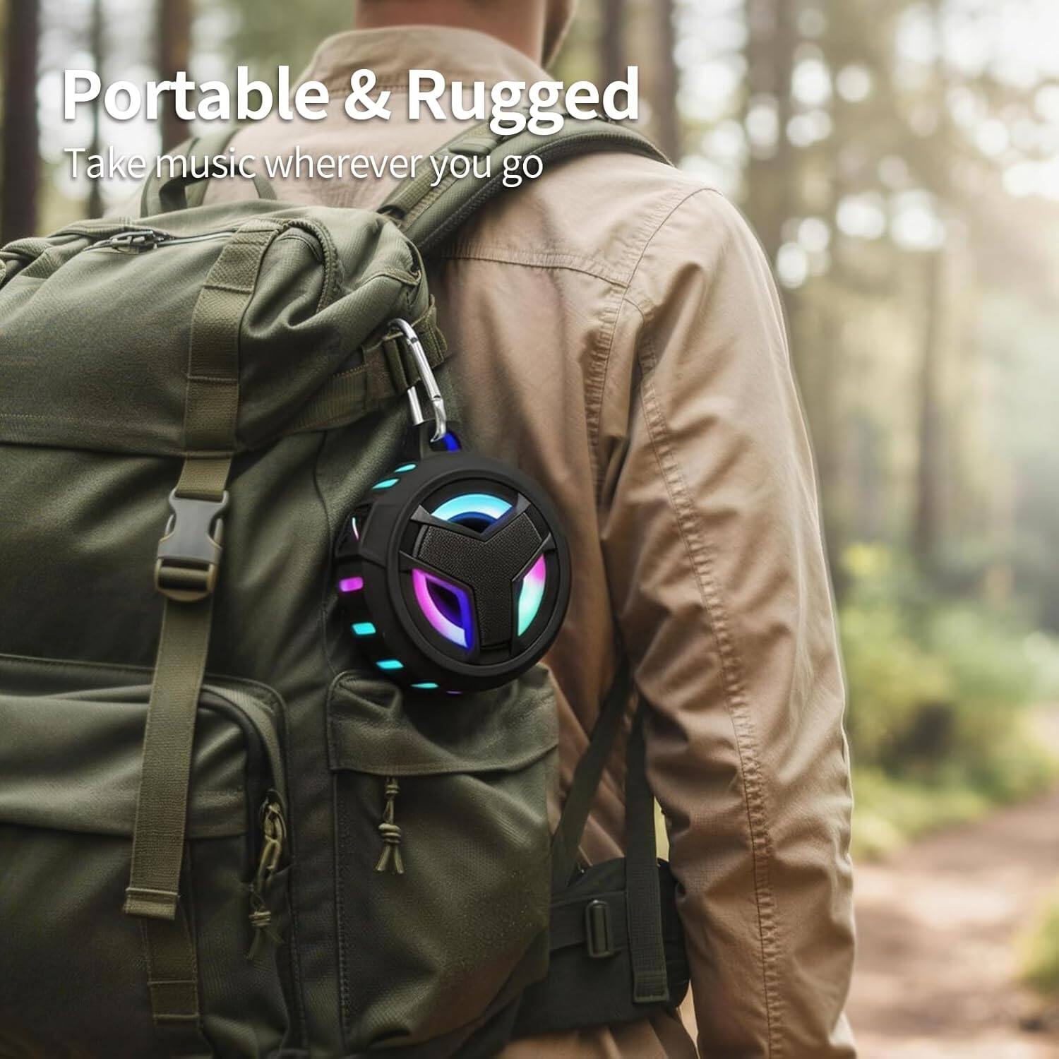 Portable & Rugged  
Take music wherever you go