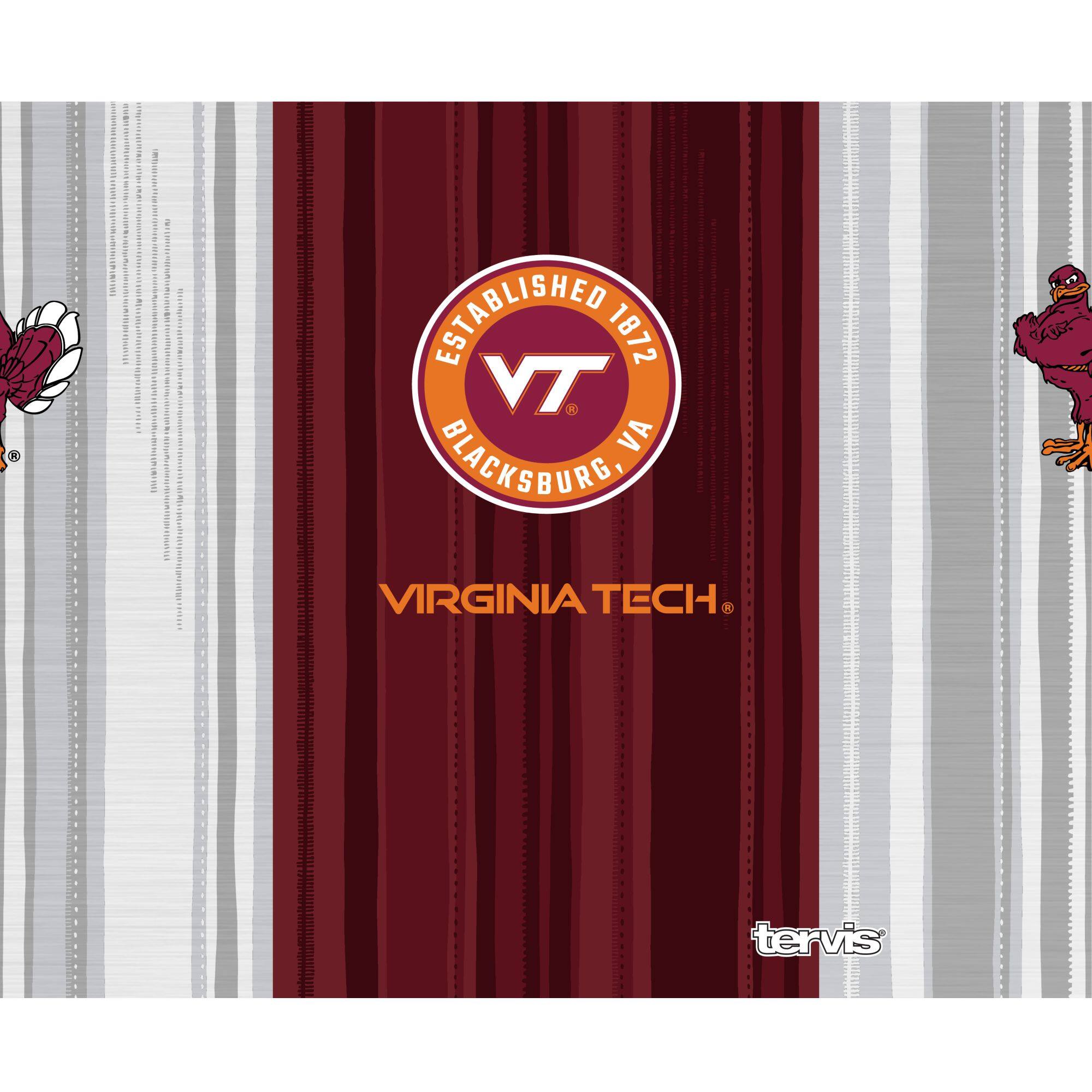 ESTABLISHED 1872  
BLACKSBURG, VA  
VT  

VIRGINIA TECH  

tervis