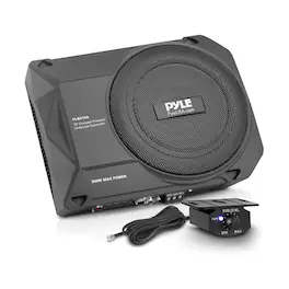 Pyle - PLBX10A 10” 900 Watt Low-Profile Active Amplified Car Audio Subwoofer