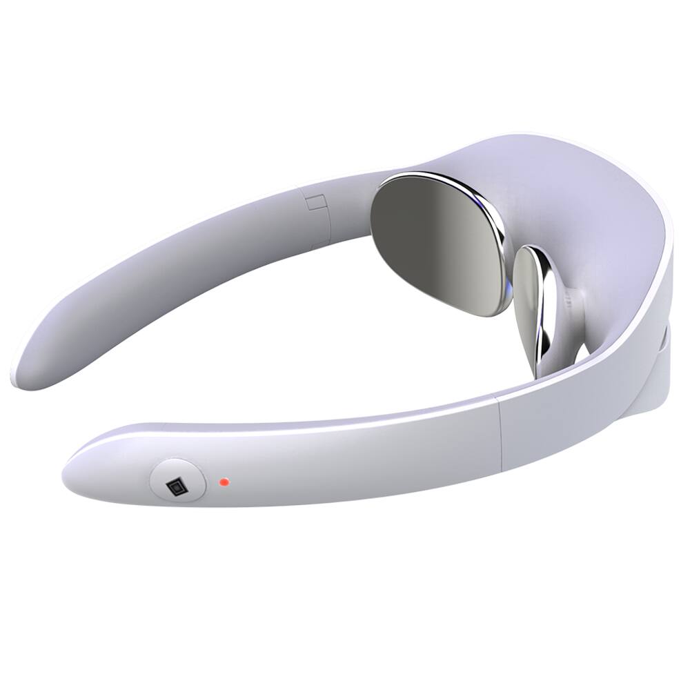 Alt View 3. Cluzine - Foldable Electric Shiatsu Neck Pillow Massager Heating Full Body Relaxation Device.