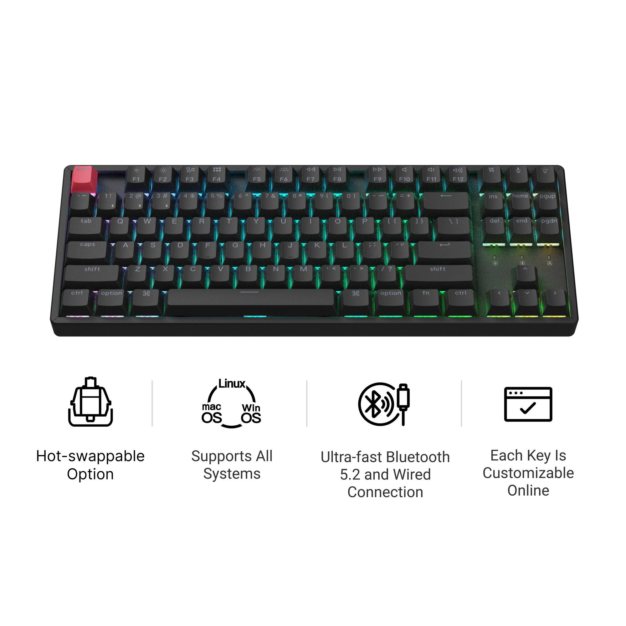 Keychron K3 Version 3 75% Ultra Slim Wireless Mechanical Keyboard