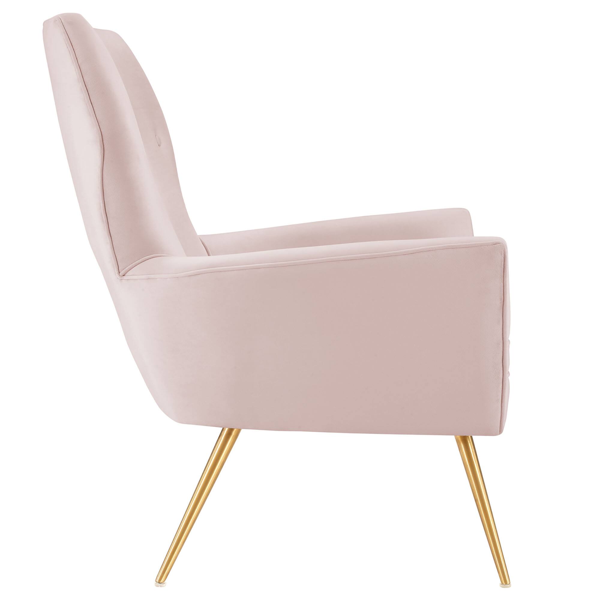 Alt View 1. Modway - Renata Button Tufted Performance Velvet Armchair by Modway - Pink.