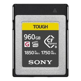 Sony - 960GB CFexpress Type B Tough Waterproof Temperature Proof Memory Card