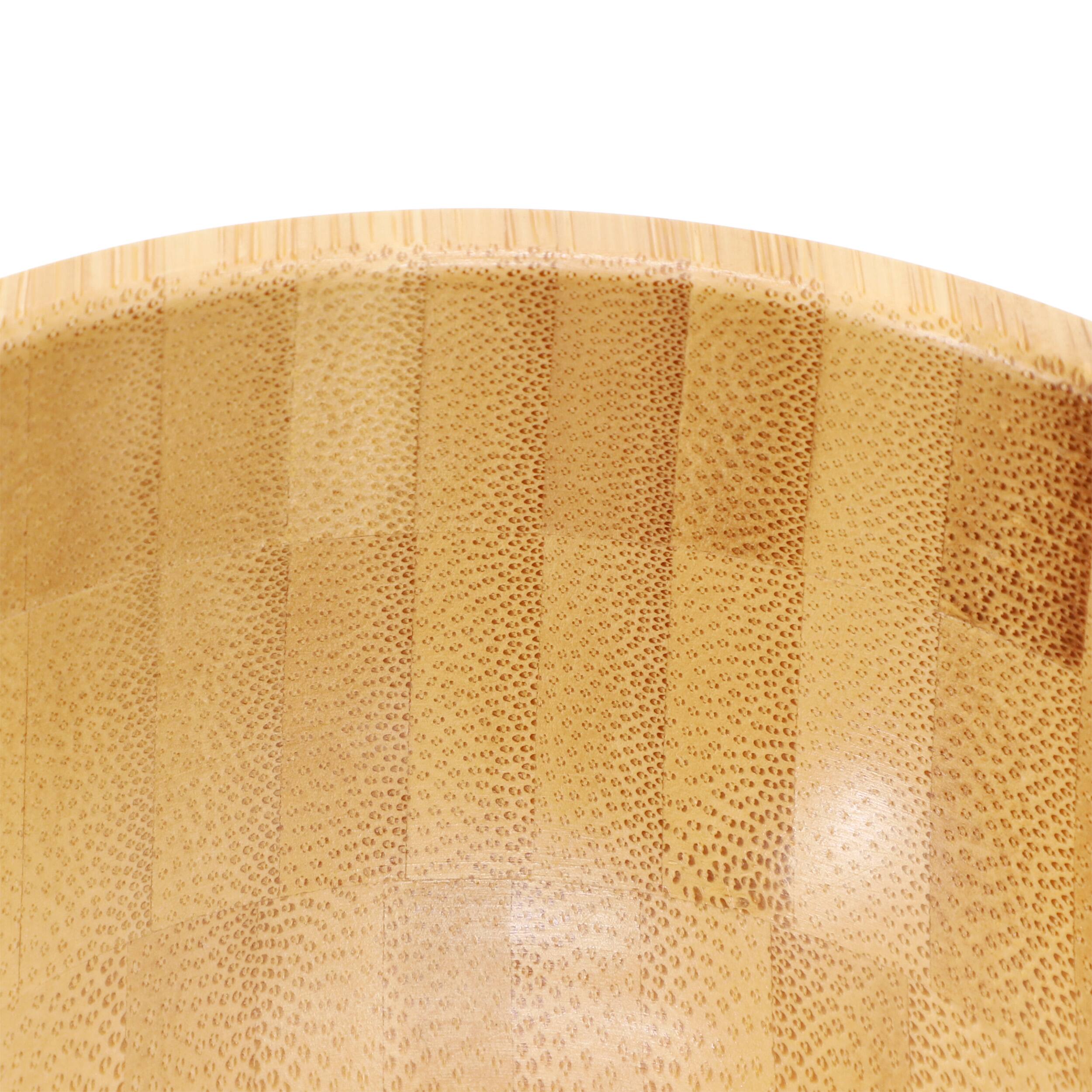 Alt View 2. MegaChef - MegaChef 4 Piece 4.75 Inch Bamboo Wood Salad Bowl Set - Light Brown.