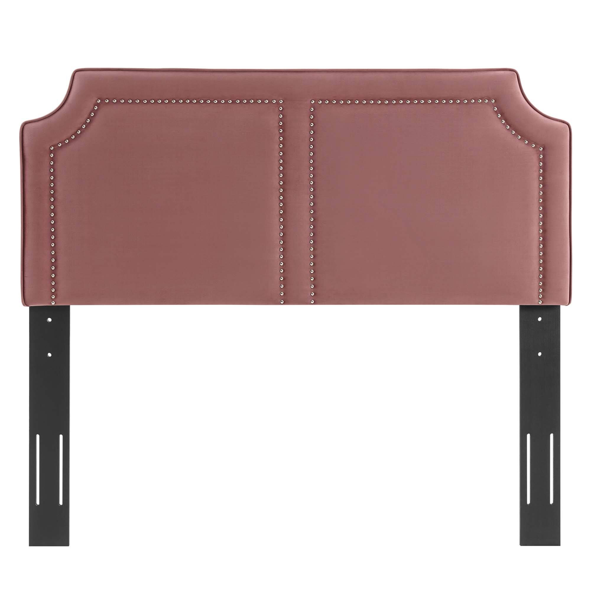 Back. Modway - Cynthia Performance Velvet King/California King Headboard by Modway - Dusty Rose.