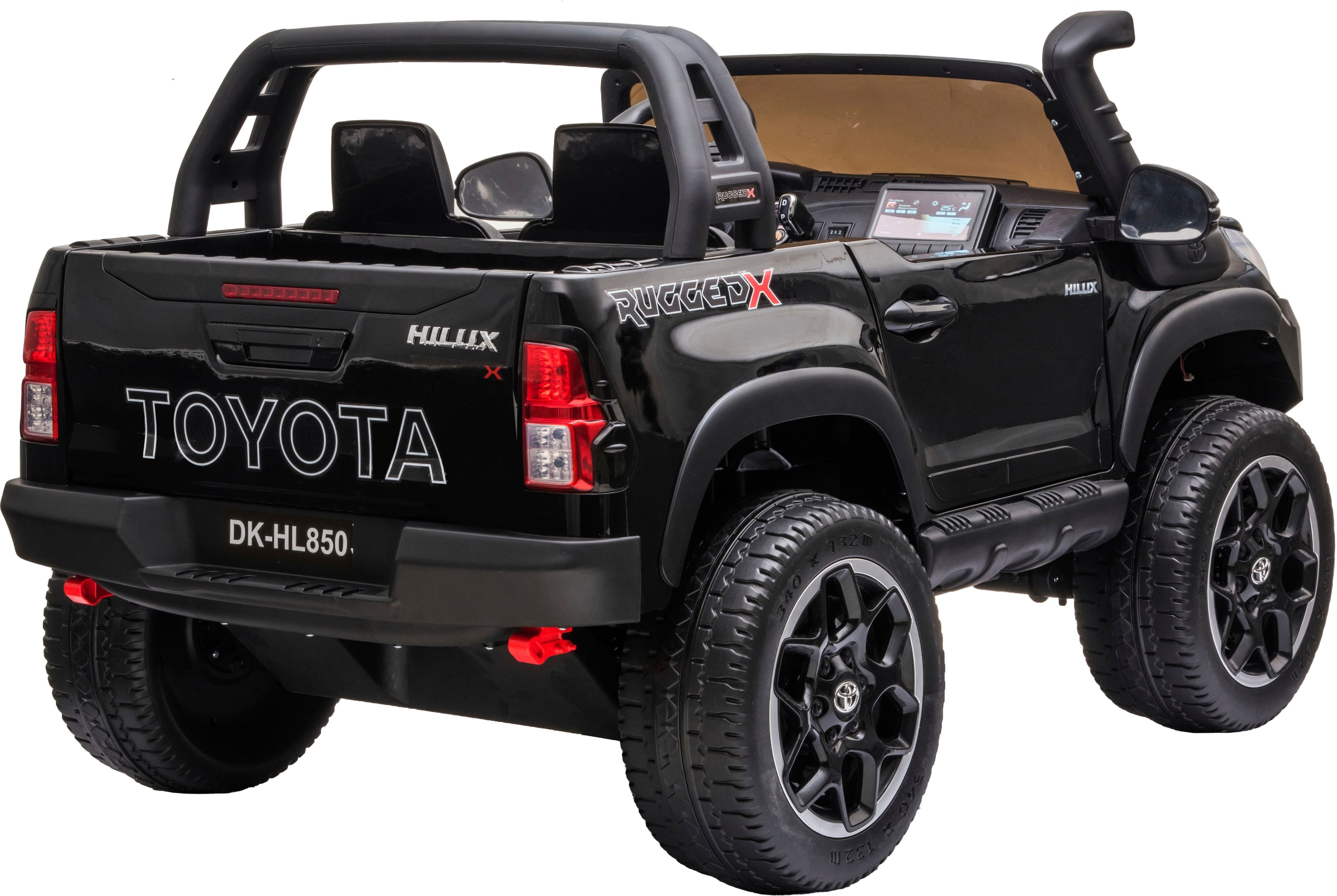 Hyper Toyota Hilux 12V 2 Seat Off Road Ride-on, 4mph Max Speed Front ...