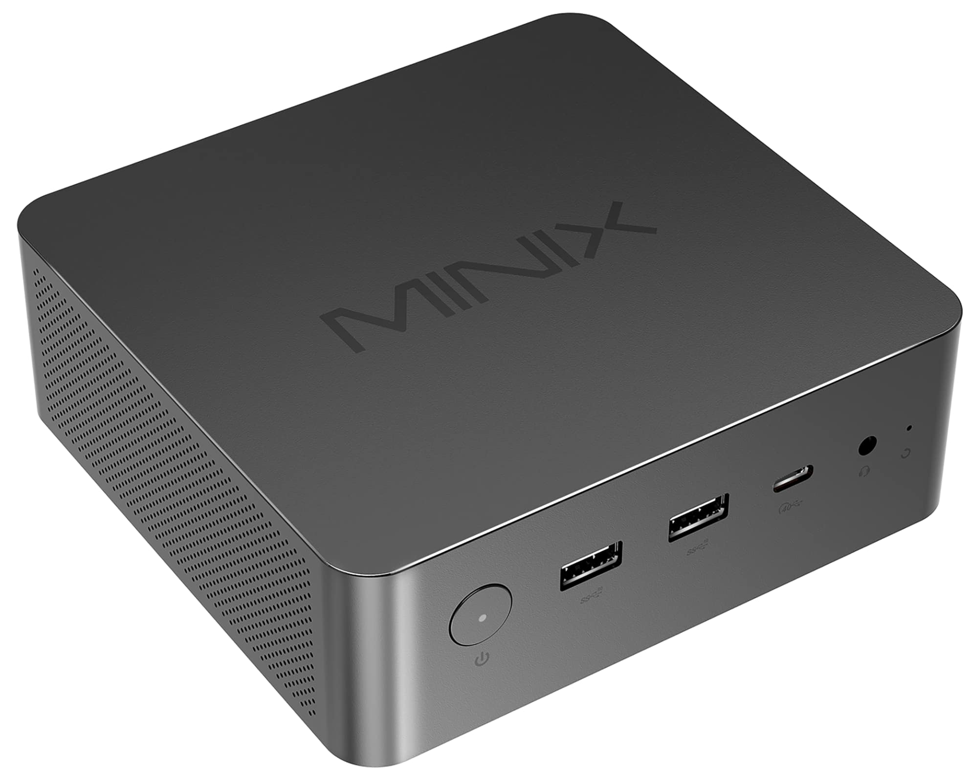 MINIX - NGC NR774 Mini PC, AMD Ryzen™ 7 8745HS Desktop Computer, 32GB DDR5, 1TB PCIe 4.0 SSD-Radeon 780M/Wi-Fi 6E/Windows 11 Pro - Black