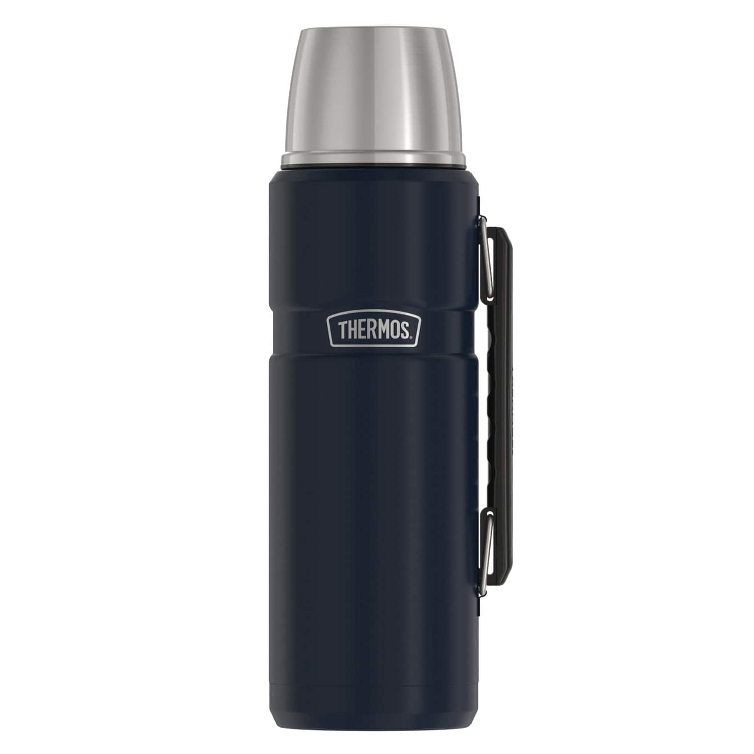 Thermos - Stainless King Vacuum Insulated Stainless Steel Beverage Bottle 1.2 L - Matte Blue