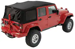Bestop - Supertop - Jeep '07-18 Wrangler JK 4-Door (Premium Blk Twill) - Black