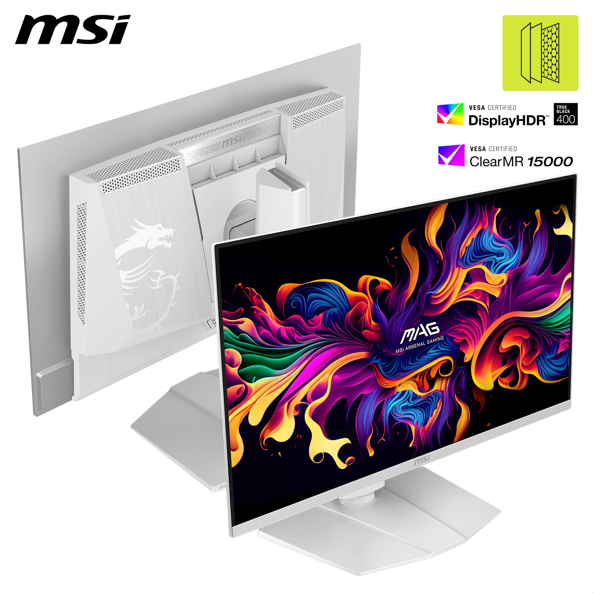 MSI MAG 27CQ 27" 165Hz 1ms IPS 4K 1500R VESA Certified DisplayHDR 400 ClearMR 15000