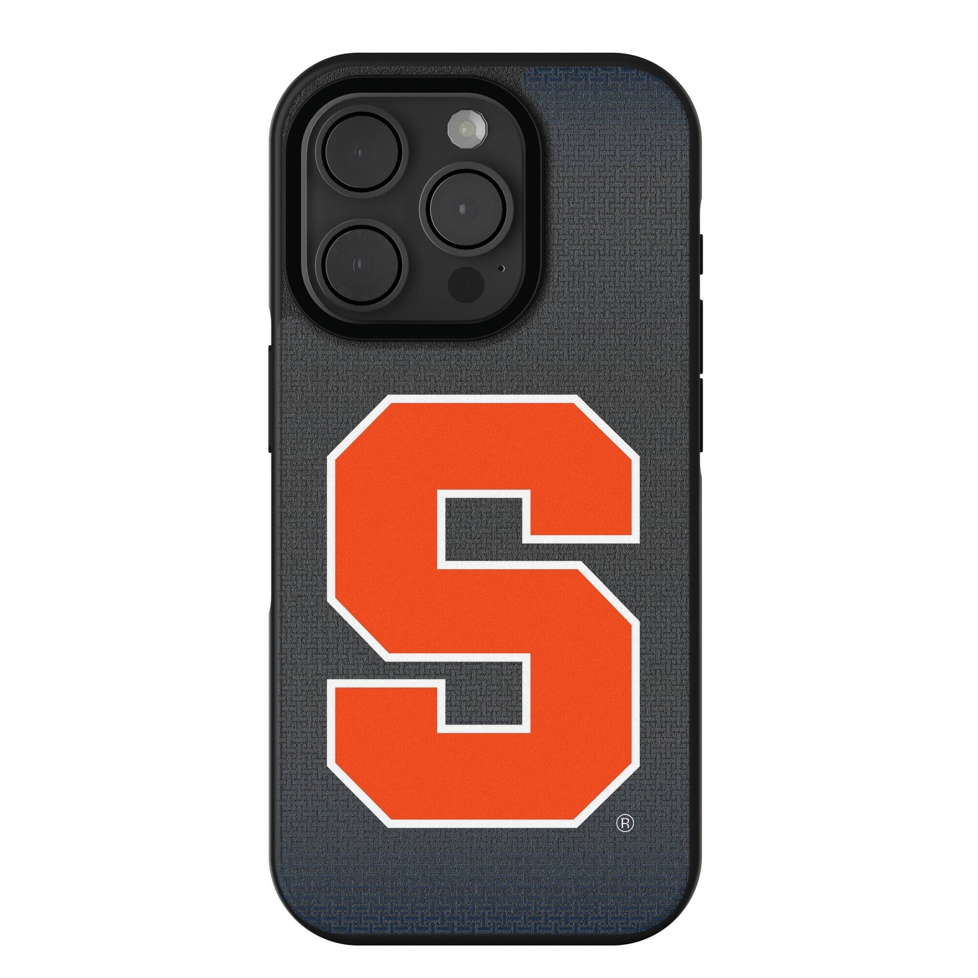 Keyscaper - NCAA - Syracuse Orange Linen Logo iPhone Bump Case - 14 Pro Max - Black price history on PriceWatchPro
