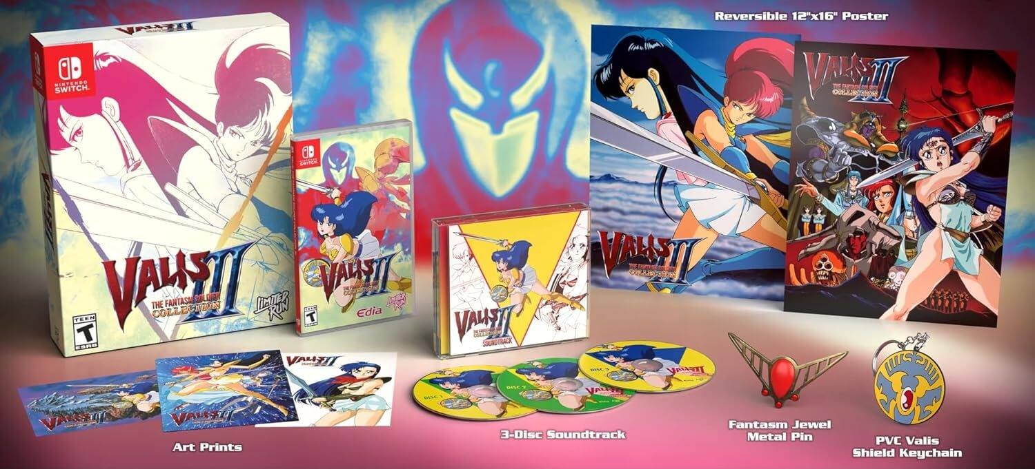 VAXT MINTENPO SWITCH. Reversible 12"x16" Poster VIESTT GD -itr VAWSTIT THE COLL FANTASA BCE ATON S 0 LiMTER RRUN VOAIT Edia G TEEH T T D VAZ VASST 0 VASC Art Prints VANSTT JA VAWSTI clat SUUNDTRACK S W BC Fantasm Jewel 3-Disc Soundtrack Metal Pin PVC Valis Shield Keychain

VALIS II: The Fantasm Collection
- Reversible 12"x16" Poster
- Art Prints
- 3-Disc Soundtrack
- Fantasm Jewel Metal Pin
- PVC Valis Shield Keychain