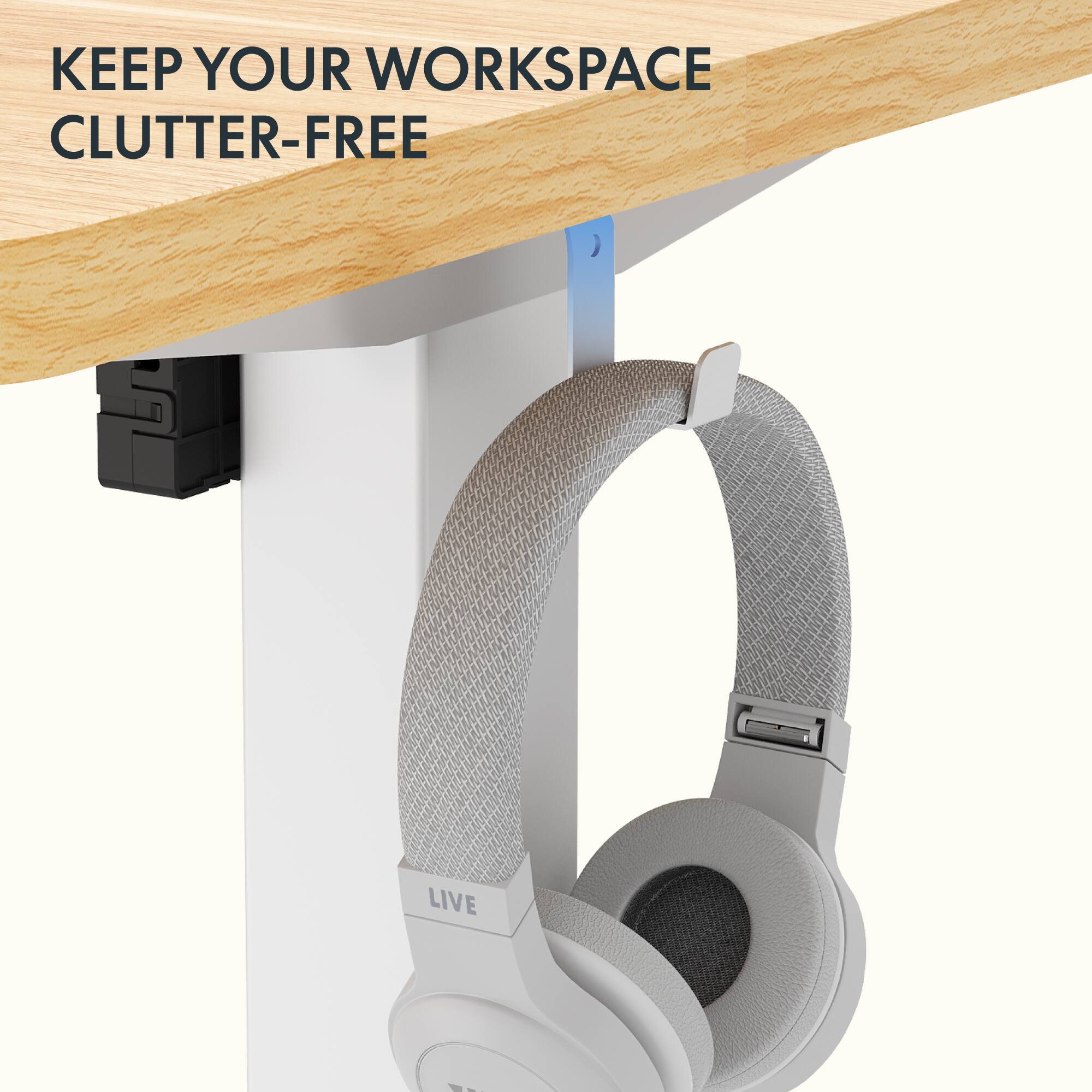 KEEP YOUR WORKSPACE CLUTTER-FREE
