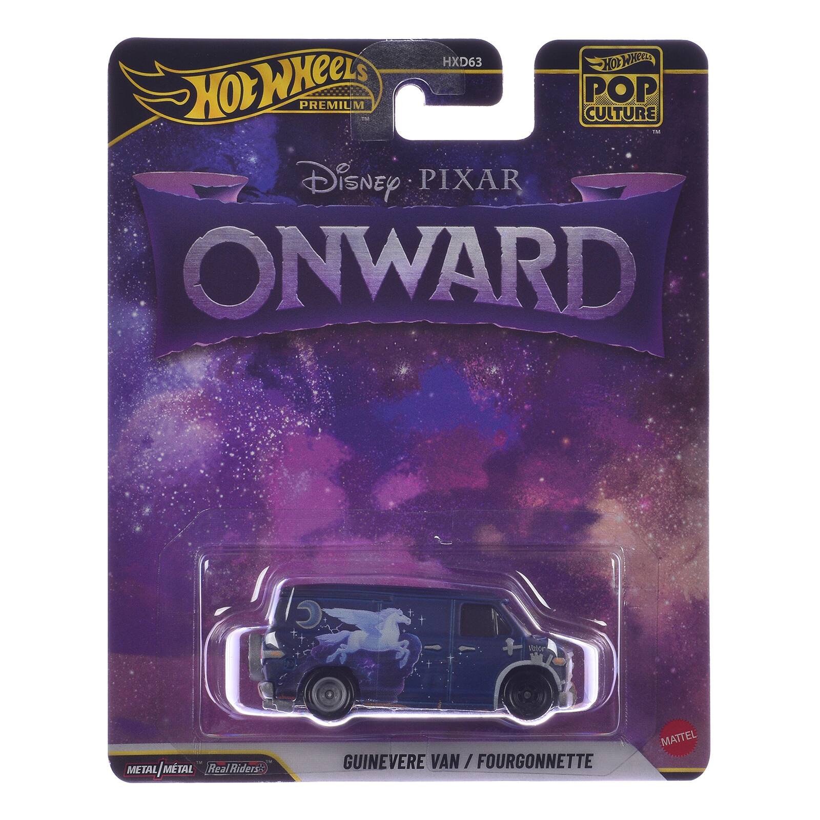 HXD63 HOB WHEELS Hot Wheels PREMIUM POP CULTURE TM Disney PIXAR ONWARD

Volor
METAL/MTAL RealRiders
MATTEL GUINEVERE VAN / FOURGONNETTE