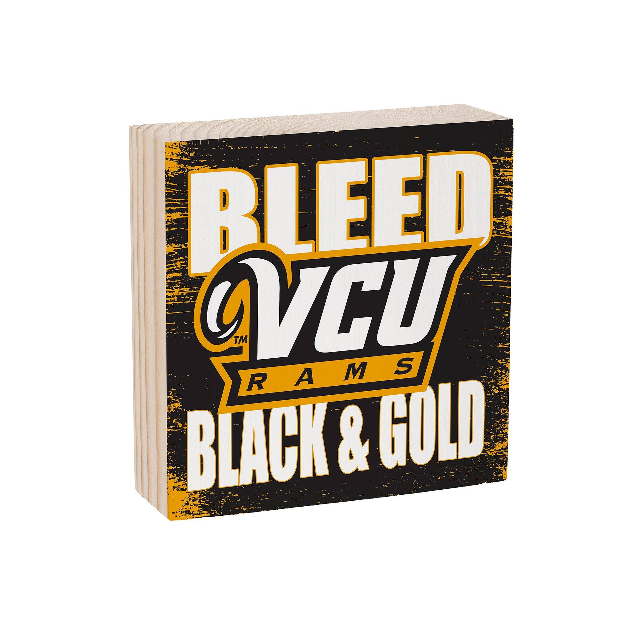 BLEED VCU RAMS BLACK & GOLD