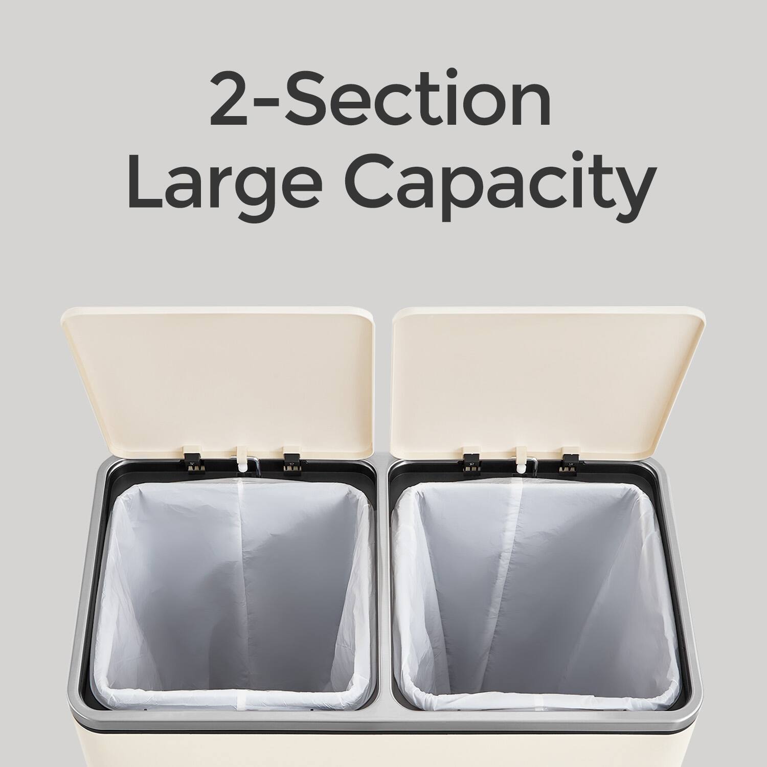 2-Section Large Capacity