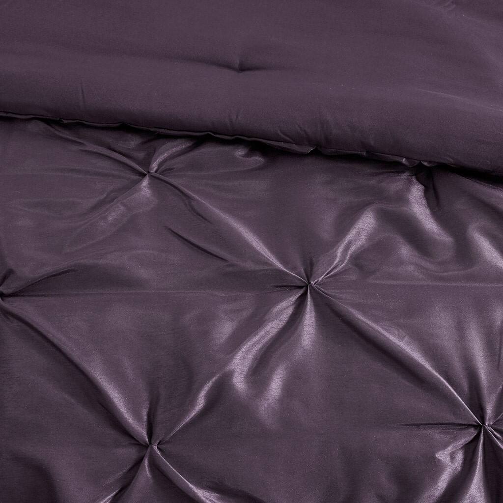 Alt View 5. Gracie Mills - Gracie Mills Shelby 7-Piece Padded Comforter Set - Plum.