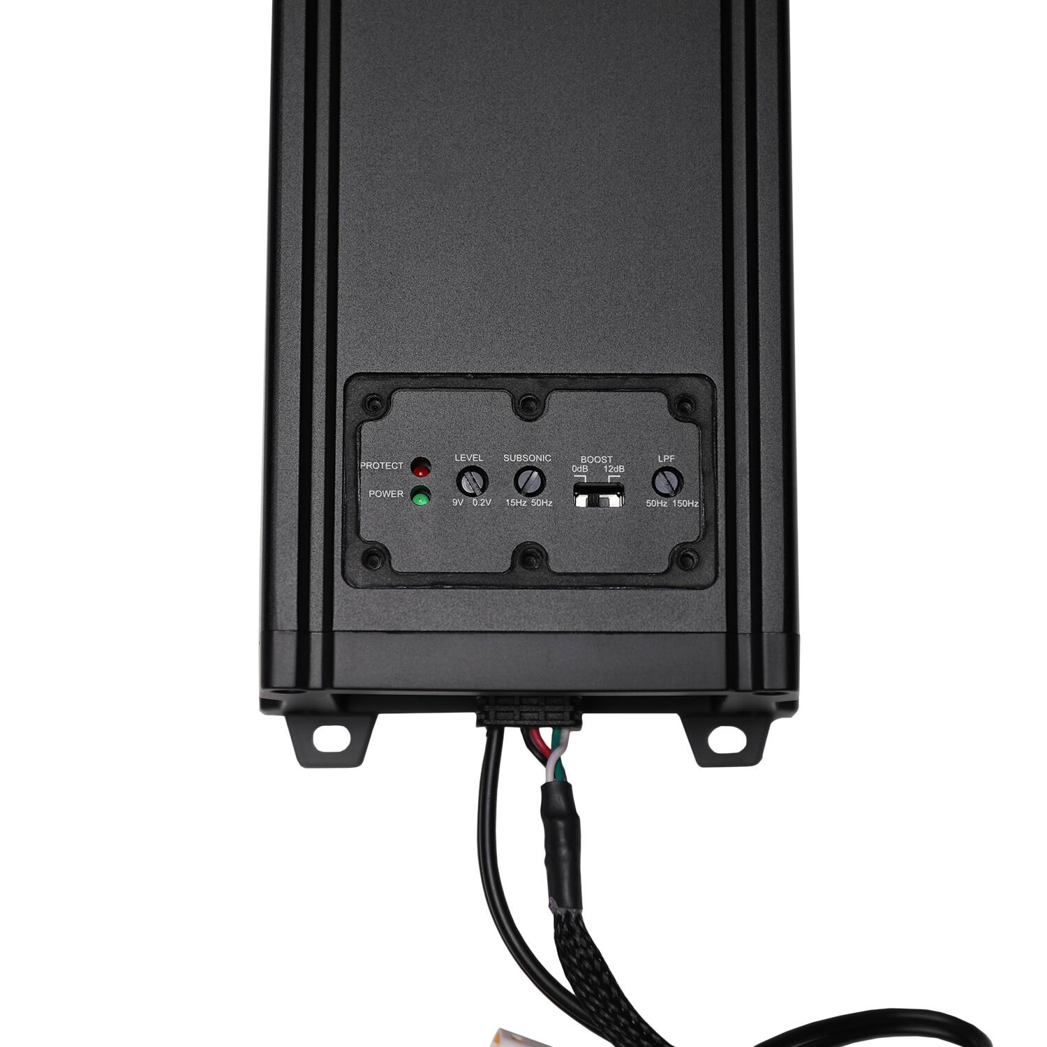 PROTECT LEVEL SUBSONIC BOOST ads 1200 LPS POWER W 0.2V 15H SOH2 SOHE 150H2

- PROTECT
- LEVEL
- SUB
- POWER
- 9V 12V
- 15H
- SUBSONIC
- 50Hz
- BOOST
- 0dB 12dB
- LPF
- 50Hz 150Hz