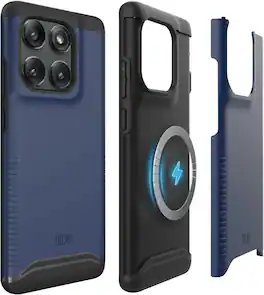 TUDIA - Merge for Motorola Edge 2025 Case 5G Magsafe Compatible Cover - Indigo Blue - Magnetic Indigo Blue