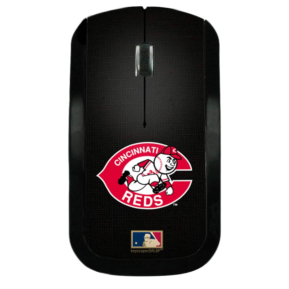 Keyscaper - Cincinnati Reds 1978-1992 Cooperstown Solid Design Wireless Mouse - Wireless - Multicolor