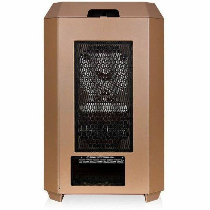 Alt View 5. Thermaltake - Thermaltake The Tower 300 Gravel Sand Micro Tower Chassis - Micro Tower - Gravel Sand - Tempered Glass, SPCC - 3 x Bay - Gravel Sand.
