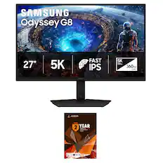 SAMSUNG Odyssey G8
27"
5K
FAST IPS
5K 180Hz 360Hz QHD
AMBER PROTECTION
2 YEAR PREMIUM PROTECTION PLAN