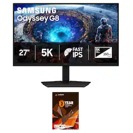 Samsung - LS27HG802EFXZA Gaming Monitor with 2 Year Amber Protection (2026) - Black