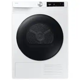 Samsung - 4.0 cu. ft. Heat Pump Dryer with AI Smart Dial and Wi-Fi Connectivity - White