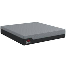 Homcom - Mattress, 14 Inch Memory Foam Mattress for Pressure Relief, Graphene Gel Cooling Copper Bed in a Box - Gray