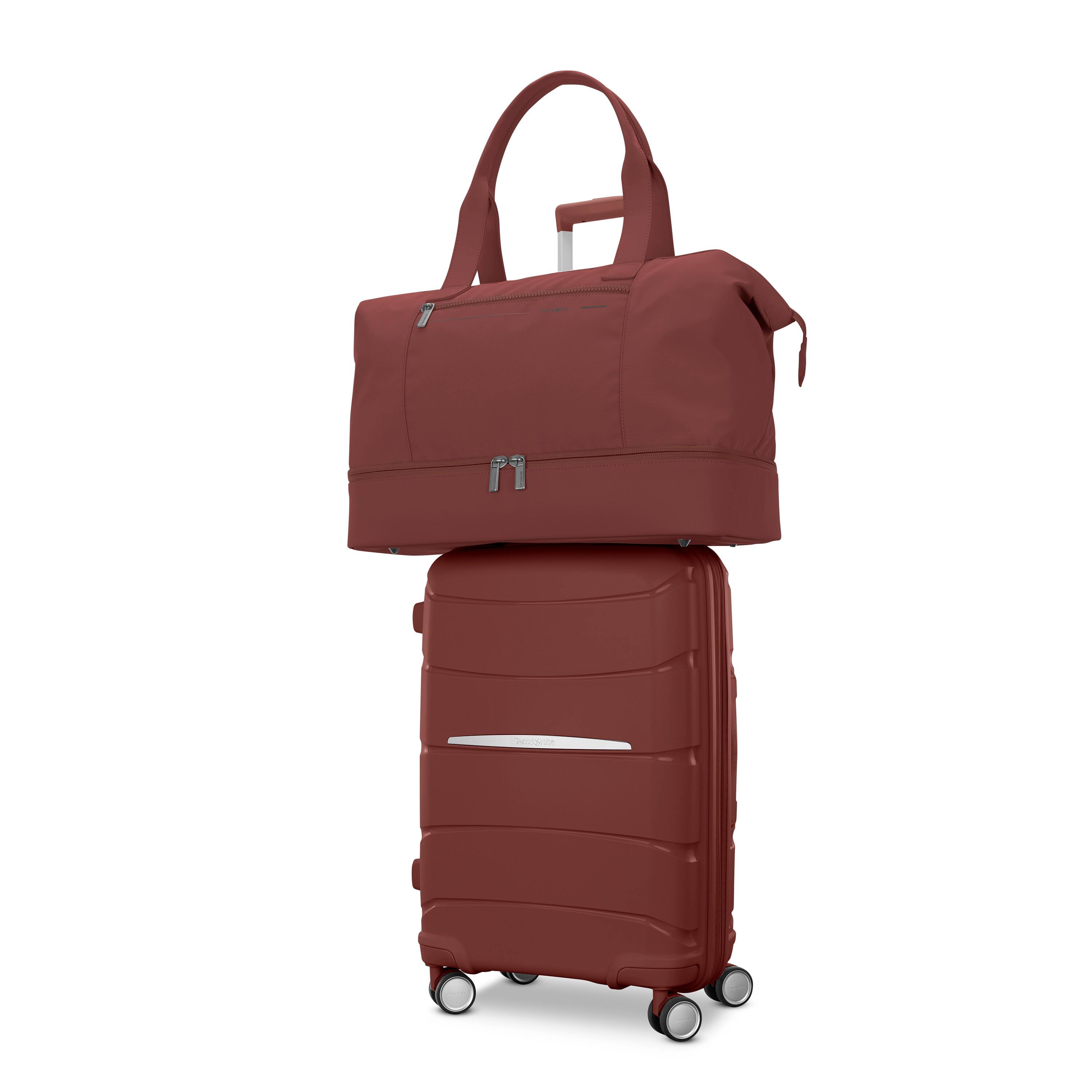 Alt View 8. Samsonite - Outline Pro Large Spinner Suitcase - Mars Red.