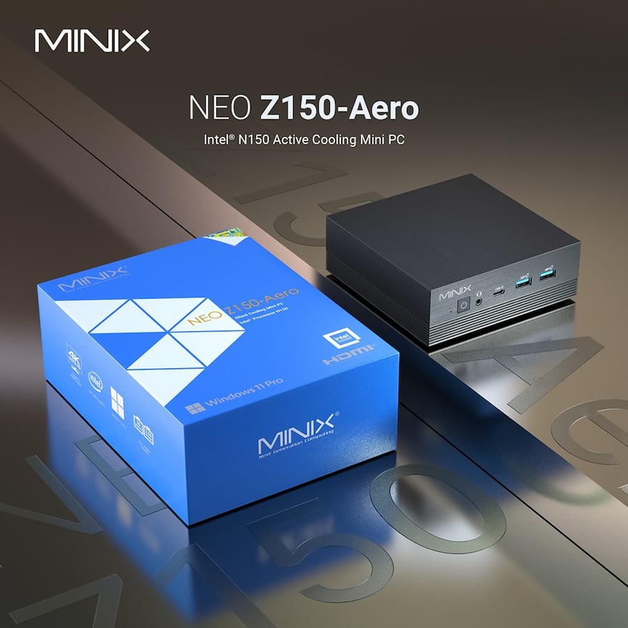 MINIX NEO Z150 Aero PRD Mini PC with 16GB DDR4/512GB M.2 PCle 3.0 MINIX NEO Z150 Aero PRD Mini PC with 16GB DDR4/512GB M.2 PCle 3.0