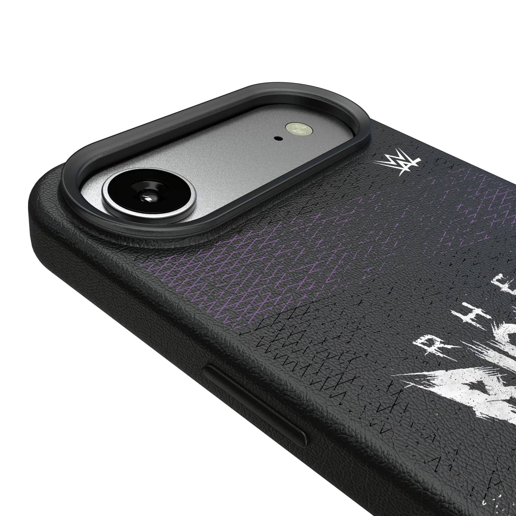Left. Keyscaper - WWE Steel MagSafe Compatible Phone Case - Apple iPhone Air - Rhea Ripley.
