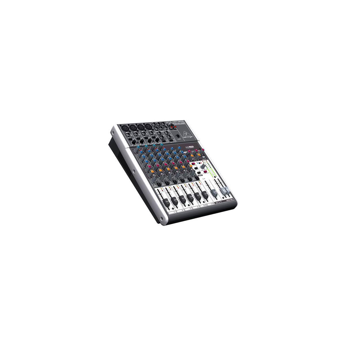 Alt View 2. Behringer - Behringer XENYX 1204USB Premium 12-Input 2/2-Bus Mixer, w/Headphones, Cable.