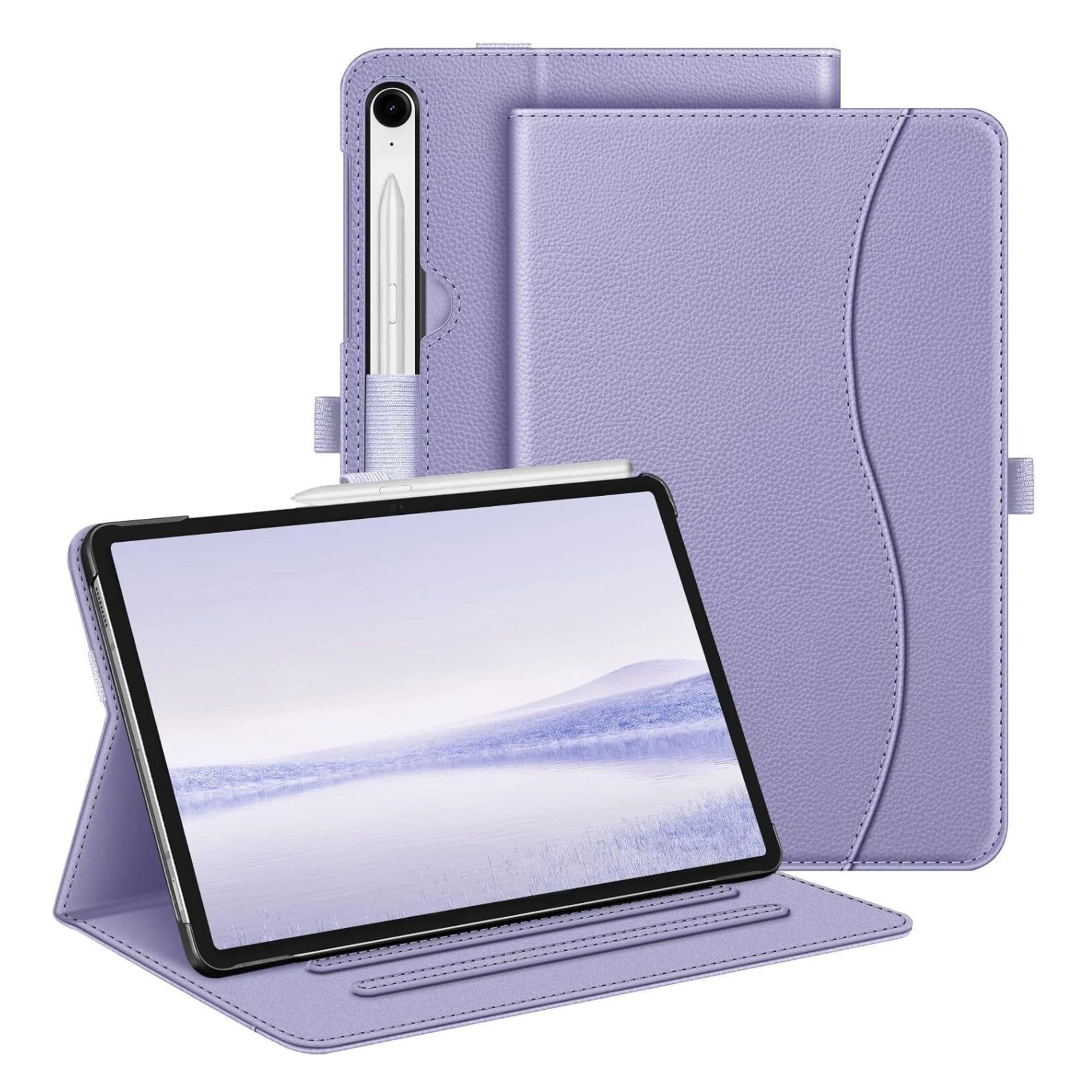 Kitcheniva - Multi-Angle Viewing Stand Case For Samsung Galaxy Tab S10 Lite/ Tab S10 FE - Lilac Purple price history on PriceWatchPro