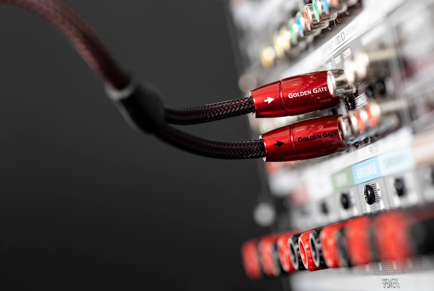 The text on the image reads "Golden Gate Speakers."